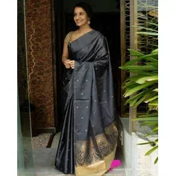 marziyaa Kanjeevaram Silk Saree with Woven Motifs-picture-32