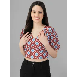MASAKALI.CO Multicolor Printed Crop Top-picture-18
