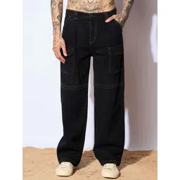 MASCLN SASSAFRAS Men Comfort Wide Leg Jeans-picture-22