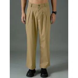 MASCLN SASSAFRAS Men High-Rise Pleated Trousers-image-36