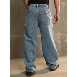 MASCLN SASSAFRAS Men Light Fade Acid Wash Jeans image 3