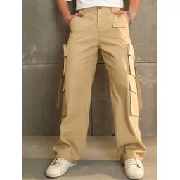 MASCLN SASSAFRAS Men Loose Fit Cargos Trousers-picture-32