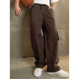 MASCLN SASSAFRAS Men Loose Fit Cargos Trousers-image-25