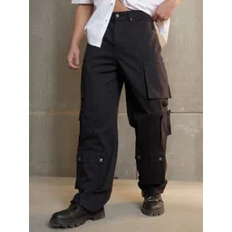 MASCLN SASSAFRAS Men Loose Fit Mid-Rise Cotton Cargos-image-24