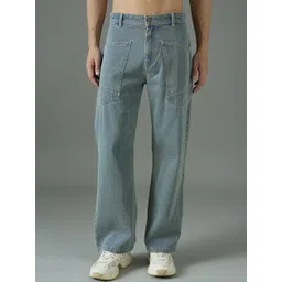 MASCLN SASSAFRAS Men Relaxed Fit Mid-Rise Clean Look Ctton Jeans-picture-30