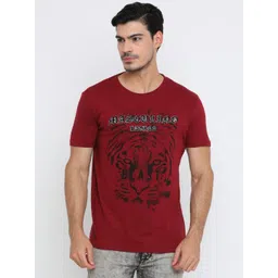 Masculino Latino Men Bio Finish Graphic Printed Round Neck Cotton T-shirt-picture-35