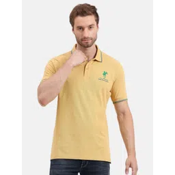 Masculino Latino Men Bio Finish Solid Polo Collar Cotton T-shirt-picture-12
