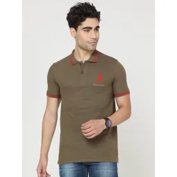 Masculino Latino Men Bio Finish Solid Polo Collar Cotton T-shirt-picture-14