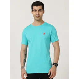 Masculino Latino Round Neck Regular Fit Cotton T-shirt-picture-27