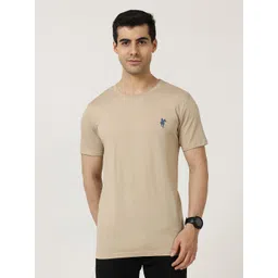 Masculino Latino Round Neck Regular Fit Cotton T-shirt-picture-19
