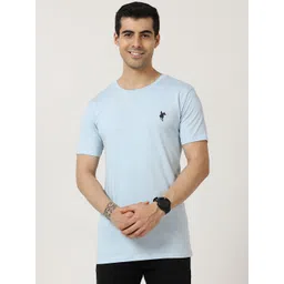 Masculino Latino Round Neck Regular Fit Cotton T-shirt-picture-25