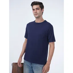 Masculino Latino Plus Men Round Neck Raw Edge T-shirt-picture-46