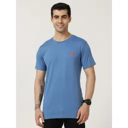 Masculino Latino Plus Round Neck Short Sleeves Cotton T-shirt-picture-11
