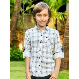 MashUp Boys Classic Opaque Printed Casual Shirt-picture-35