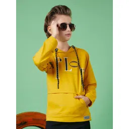 MashUp Boys Typography Printed Hooded Pockets T-shirt-picture-53