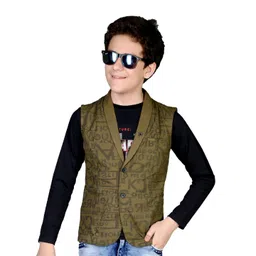 MashUp Printed Long Sleeve T-Shirt With Waist Coat-picture-30
