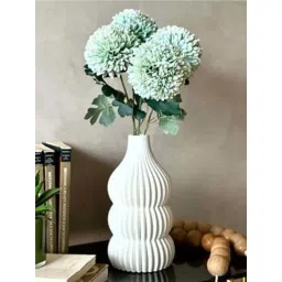 Mason Home Artificial Pom Pom Flower Without Pot - Green (Set of 4)-picture-23