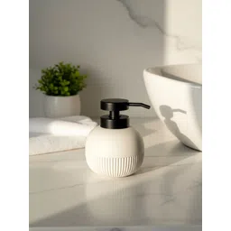 Mason Home Beige & Off White Textured PVC Soap Dispenser-picture-37