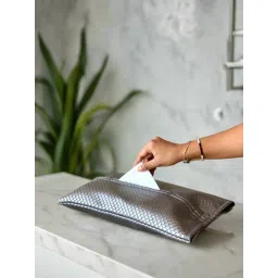 Mason Home Braided Grey Tissue Cover-picture-21