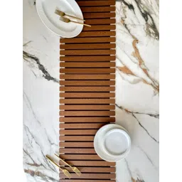 Mason Home Elm Brown Foldable Table Runner - 6 Feet-picture-40