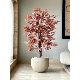 Mason Home Pink Artificial Canadian Maple Plant (4 Feet)-picture-34