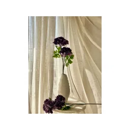Mason Home Purple Artificial Mophead Flower Stem-picture-33