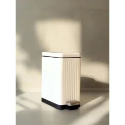 Mason Home White Metal Alloy Dustbin-picture-32