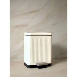 Mason Home White Metal Alloy Dustbin-picture-15