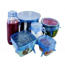 masox store Microwave Safe Silicone Stretch Lids reusable Flexible Covers for Bowls,Cans A7 2.6 inch, 3.8 inch, 4.5 inch, 5.7 inch, 6.5 inch, 8.3 inch Lid Set, Pack of 6-picture-15