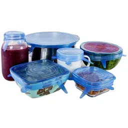 masox store Premium Silicone Lid Flexible Round Shape 6 Different Sizes for Food Storage A6 2.6 inch, 3.8 inch, 4.5 inch, 5.7 inch, 6.5 inch, 8.3 inch Lid Set, Pack of 6-picture-18