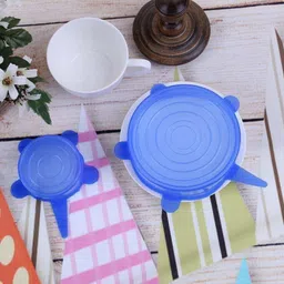 masox store Premium Silicone Lid Flexible Round Shape 6 Different Sizes for Food Storage S6 2.6 inch, 3.8 inch, 4.5 inch, 5.7 inch, 6.5 inch, 8.3 inch Lid Set, Pack of 6-picture-19