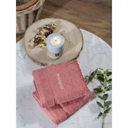 MASPAR Amor Red  2 Pieces Pile Ultra-Soft 600 GSM Hand Towel Set-picture-26