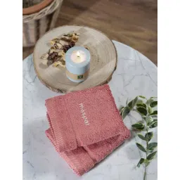 Maspar Amor Red 650 GSM Bamboo & Cotton Bordered Hand Towel - Set of 2-picture-13