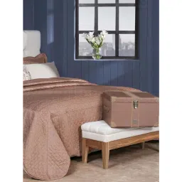 Maspar Brown 400 TC Textured Bedsheet Set Pack of 8-picture-31