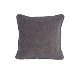 Maspar Colorart Charlotte Solid Grey 110 TC Cotton Blend Cushion Cover-picture-16