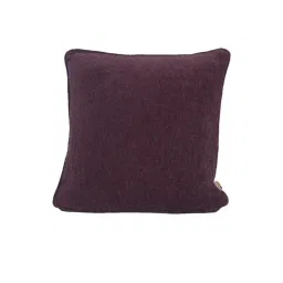 Maspar Colorart Charlotte Solid Purple 110 TC Cotton Blend Cushion Cover-picture-18