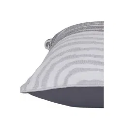 Maspar Corded Emb Grey 100% Cotton Cushion Cover image 4