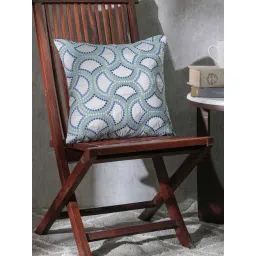 Maspar Enchanted Harmony Blue Viscose Printed Cushion Covers-picture-22