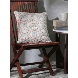 Maspar Enchanted Harmony Orange Viscose Printed Cushion Covers-picture-38