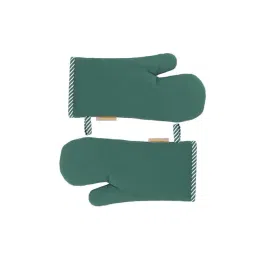 Maspar Green 100% Cotton 225 GSM Oven Mitt - Set of 2-picture-18