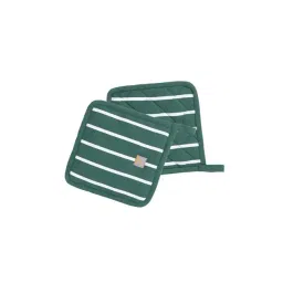 Maspar Green 100% Cotton 225 GSM Pot Holder - Set of 2-picture-14