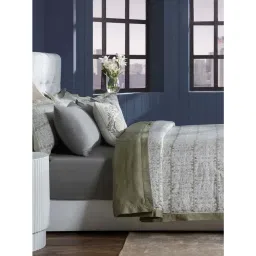 Maspar Green Cotton 400 TC Printed Bedsheet Set Pack of 8-picture-25