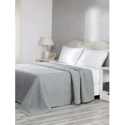 MASPAR Grey Abstract Printed Single Bed Covers-picture-31
