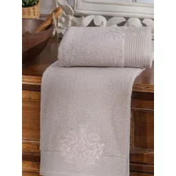 Maspar Pink Cotton Embroidery Bath Towel (Medium)-picture-16