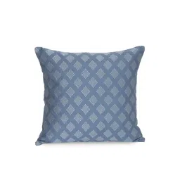 Maspar Unravelled Blue 100% Cotton Cushion Cover-picture-47