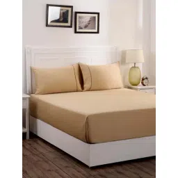 Maspar Viola Golden Cotton 300 TC Bed Sheet Set-picture-17