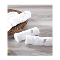 Maspar White Cotton 550 GSM Face Cloths - Set of 4-picture-43