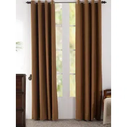 Maspar Yellow Viscose Door Curtain - Set of 2-picture-33