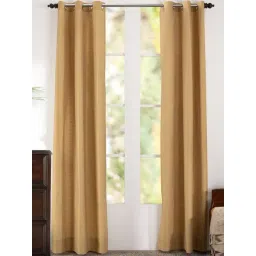 Maspar Yellow Viscose Door Curtain - Set of 2-picture-36