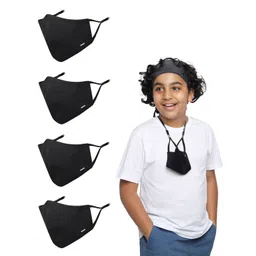 MASQ Kids 4 Pcs 4 Ply Cotton Outdoor Masks-picture-52